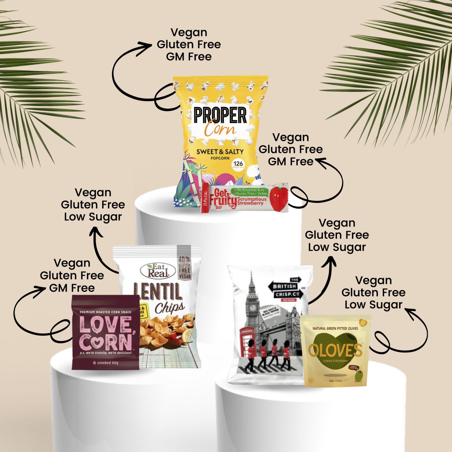 Mini Vegan Snack Box Snack Packs