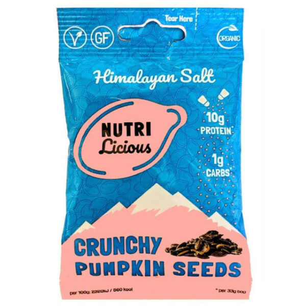 crunchy pumpkin seeds gluten-free and vegan friendly