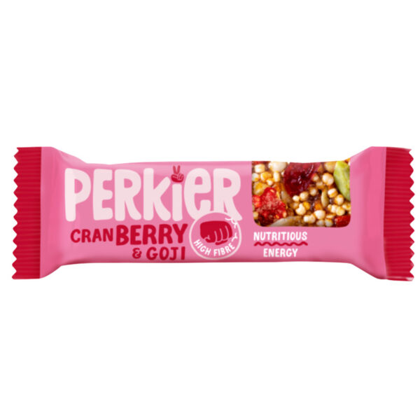 perkier cranberry and goji snack