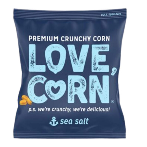 love corn sea salt snack
