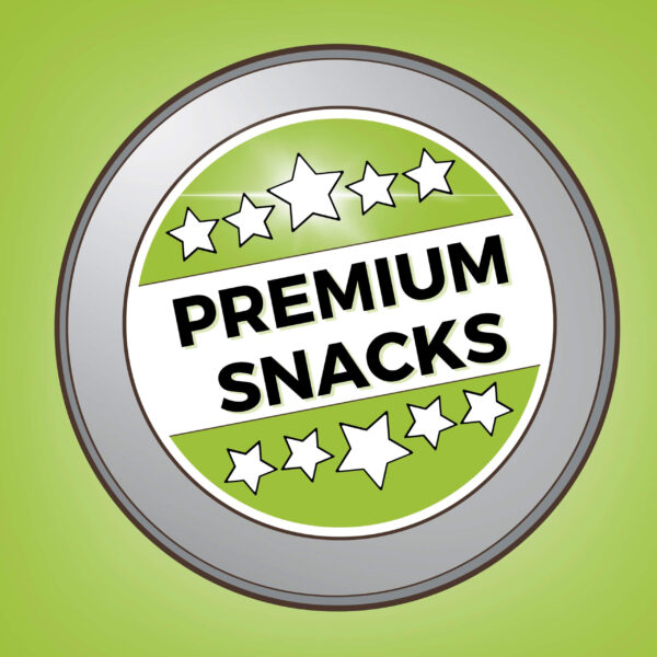 Premium-snacks -badge