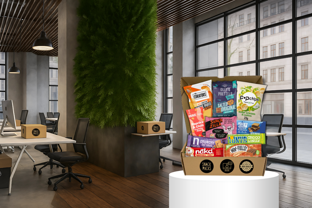 office snacks from snack packs