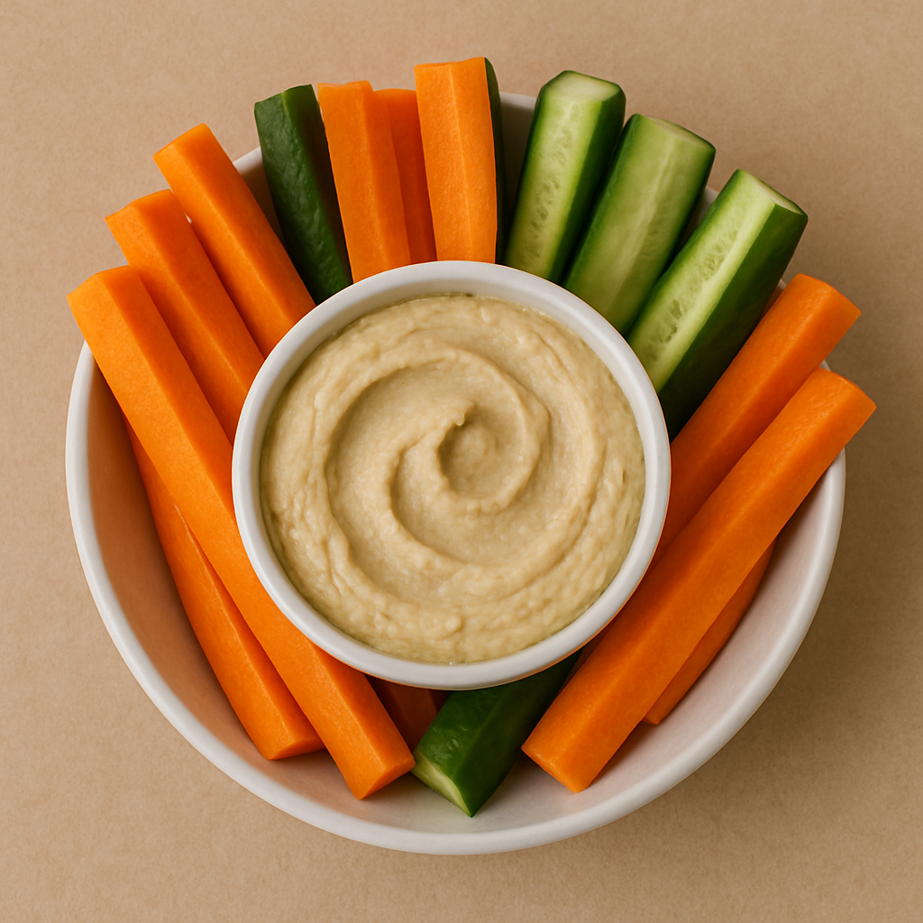 Hummus and Vegetable Sticks