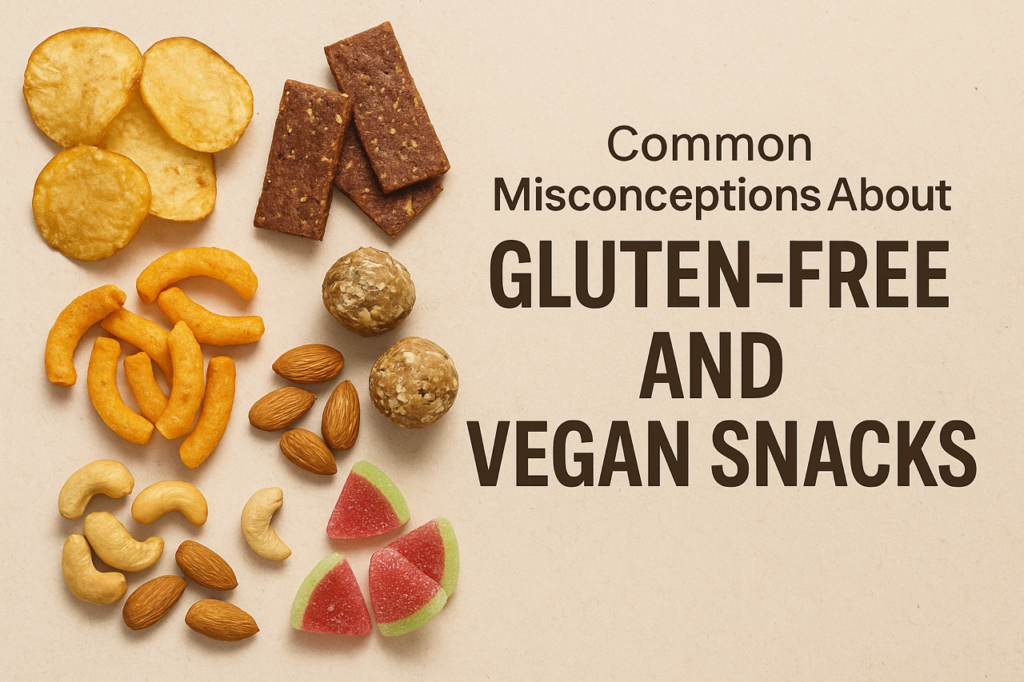 common misconceptions about gluten free and vegan snacks