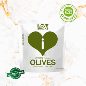 I Love Snacks Pouch - Natural Italian Olives