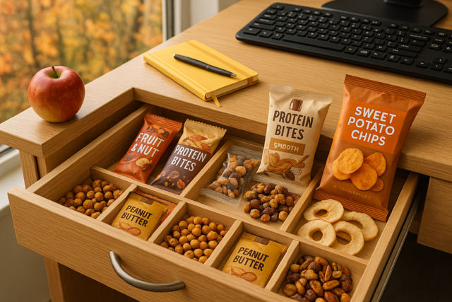 Stock Your Office Snack Drawer for Autumn