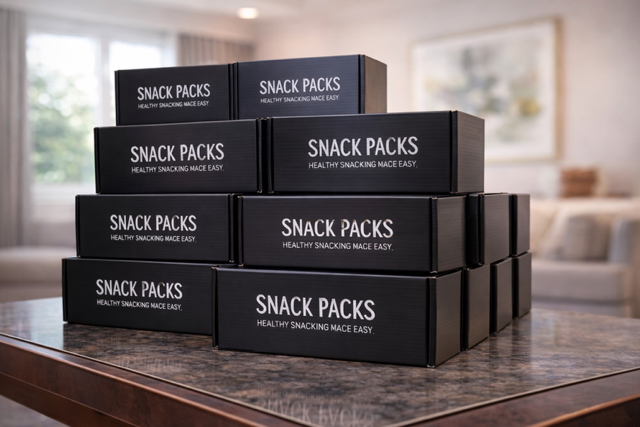 Snack Packs boxes delivered to the BRITS
