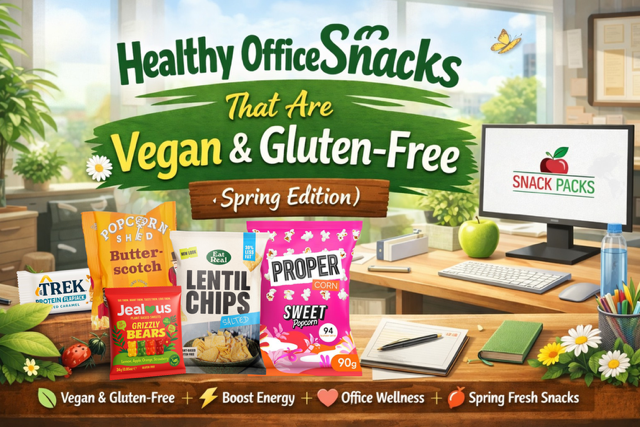 Healthy Office Snacks That Are Vegan & Gluten-Free (Spring Edition)